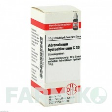 АДРЕНАЛИНУМ ГИДРОХЛОРИКУМ (ADRENALINUM HYDROCHLORICUM) C 30 глобули 10 г - Гомеопатия DHU