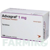 АДВАГРАФ (ADVAGRAF) 1 мг капсулы 100 шт - Такролимус ABACUS MEDICINE
