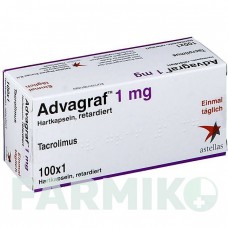 АДВАГРАФ (ADVAGRAF) 1 мг капсулы 100 шт - Такролимус ASTELLAS PHARMA