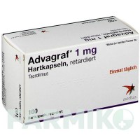 АДВАГРАФ (ADVAGRAF) 1 мг капсулы 50 шт - Такролимус EMRA-MED