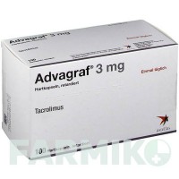 АДВАГРАФ (ADVAGRAF) 3 мг капсули 30 шт - Такролімус ABACUS MEDICINE
