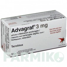 АДВАГРАФ (ADVAGRAF) 3 мг капсулы 100 шт - Такролимус ACA MULLER-ADAG PHARMA