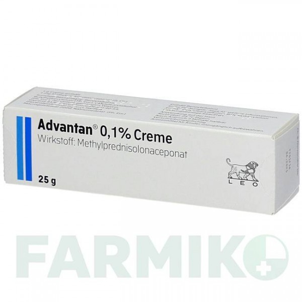 АДВАНТАН (ADVANTAN) 0,1% крем 25 г - Метилпреднизолон LEO PHARMA