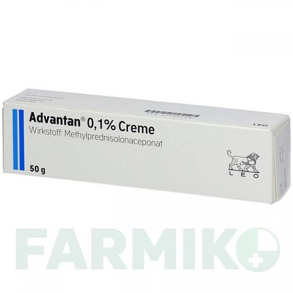 АДВАНТАН (ADVANTAN) 0,1% крем 50 г - Метилпреднизолон LEO PHARMA