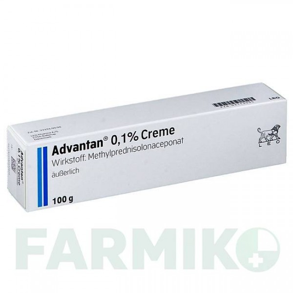 АДВАНТАН (ADVANTAN) 0,1% крем 100 г - Метилпреднизолон LEO PHARMA