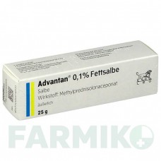 АДВАНТАН (ADVANTAN) 0,1% мазь 25 г - Метилпреднізолон LEO PHARMA