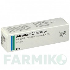 АДВАНТАН (ADVANTAN) 0,1% мазь 25 г - Метилпреднізолон LEO PHARMA