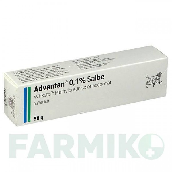 АДВАНТАН (ADVANTAN) 0,1% мазь 50 г - Метилпреднизолон LEO PHARMA