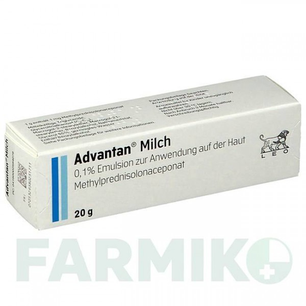 АДВАНТАН (ADVANTAN) 0,1% эмульсия 20 г - Метилпреднизолон LEO PHARMA