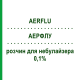 АЭРФЛУ (AERFLU) 0,1% раствор для небулайзера 30 мл - Флунизолид S.F.GROUP