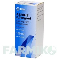 ЕРІУС (AERIUS) 0,5 мг/мл розчин 150 мл - Дезлоратадин ORGANON