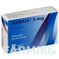 ЕРІУС (AERIUS) 5 мг таблетки 50 шт - Дезлоратадин BB FARMA