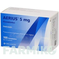 ЭРИУС (AERIUS) 5 мг таблетки 100 шт - Дезлоратадин KOHLPHARMA