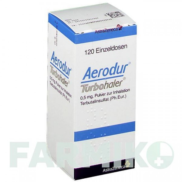 АЕРОДУР (AERODUR) 120 доз порошок 1 шт - Тербуталін ASTRAZENECA
