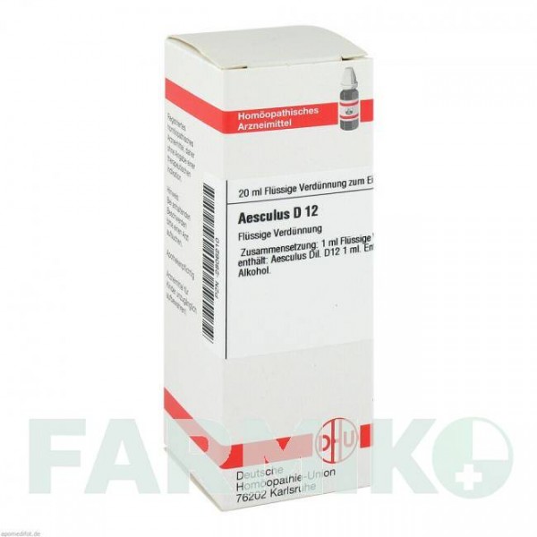 ЭСКУЛЮС (AESCULUS) D 12 раствор 20 мл - Гомеопатия DHU