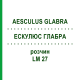 ЭСКУЛЮС ГЛАБРА (AESCULUS GLABRA) LM 27 раствор 10 мл - Гомеопатия ARCANA DR.SEWERIN