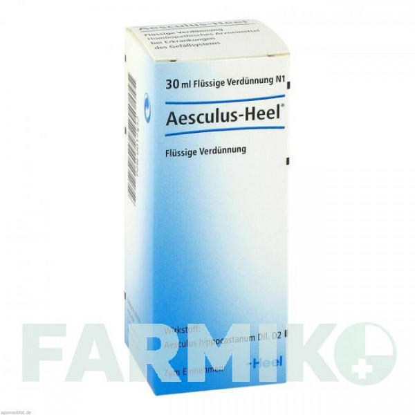 ЭСКУЛЮС ХЕЛЬ (AESCULUS HEEL) капли 30 мл - Гомеопатия BIOLOGISCHE HEILMITTEL HEEL