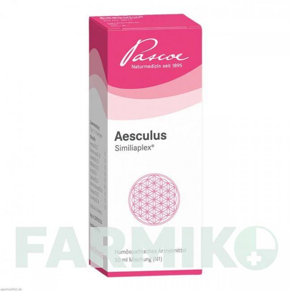 ЭСКУЛЮС СИМИЛИПЛЕКС (AESCULUS SIMILIAPLEX) капли 50 мл - Гомеопатия PASCOE
