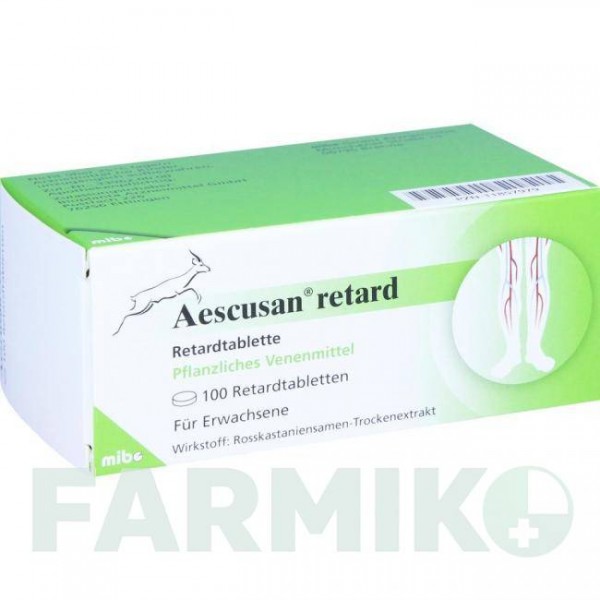 ЭСКУЗАН (AESCUSAN) таблетки 100 шт - Плоды конского каштана MIBE