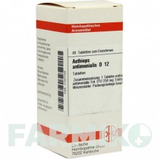 ЭТИОПС АНТИМОНИАЛИС (AETHIOPS ANTIMONIALIS) D 12 таблетки 80 шт - Гомеопатия DHU