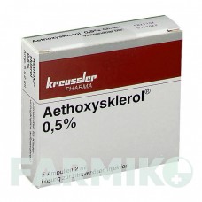 ЭТОКСИСКЛЕРОЛ (AETHOXYSKLEROL) 0,5% раствор 5x2 мл - Полидоканол (лауромакрогол 400) CHEMISCHE FABRIK KREUSSLER