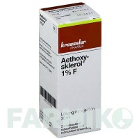 ЕТОКСИСКЛЕРОЛ (AETHOXYSKLEROL) 1% розчин 30 мл - Полідоканол (лауромакрогол 400) CHEMISCHE FABRIK KREUSSLER