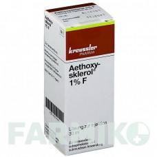 ЭТОКСИСКЛЕРОЛ (AETHOXYSKLEROL) 1% раствор 30 мл - Полидоканол (лауромакрогол 400) CHEMISCHE FABRIK KREUSSLER
