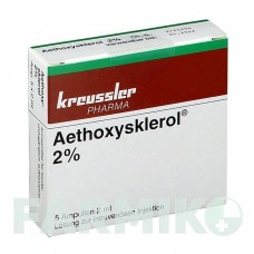 ЭТОКСИСКЛЕРОЛ (AETHOXYSKLEROL) 2% раствор 5x2 мл - Полидоканол (лауромакрогол 400) CHEMISCHE FABRIK KREUSSLER