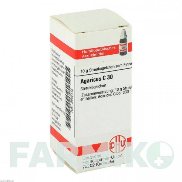 АГАРІКУС (AGARICUS) C 30 глобули 10 г - Гомеопатія DHU