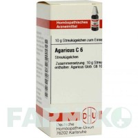 АГАРИКУС (AGARICUS) C 6 глобули 10 г - Гомеопатия DHU