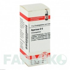 АГАРИКУС (AGARICUS) D 6 глобули 10 г - Гомеопатия DHU