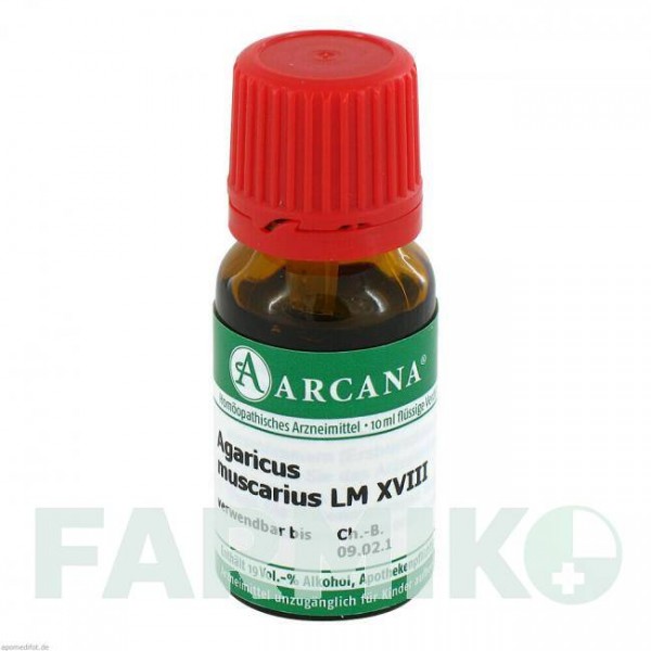 АГАРИКУС МУСКАРІУС (AGARICUS MUSCARIUS) LM 18 розчин 10 мл - Гомеопатія ARCANA DR.SEWERIN