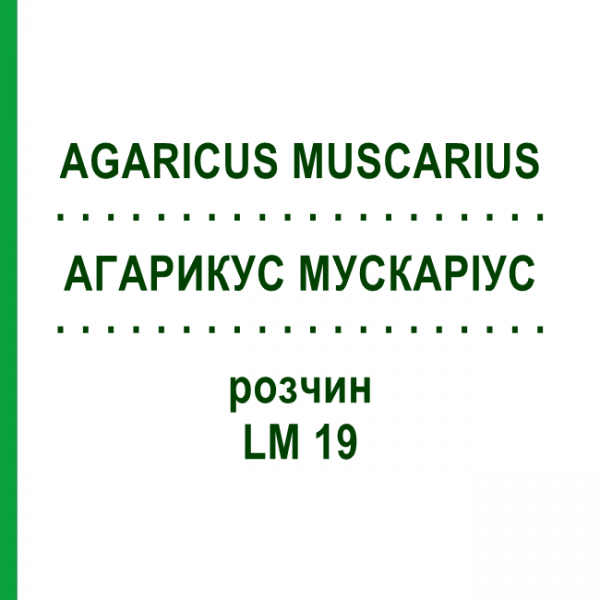 АГАРИКУС МУСКАРИУС (AGARICUS MUSCARIUS) LM 19 раствор 10 мл - Гомеопатия ARCANA DR.SEWERIN