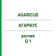АГАРІКУС (AGARICUS) Q 1 розчин 15 мл - Гомеопатія GUDJONS