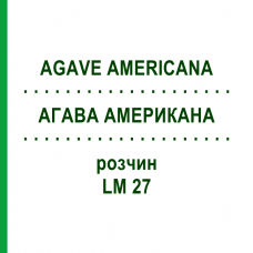 АГАВА АМЕРИКАНА (AGAVE AMERICANA) LM 27 раствор 10 мл - Гомеопатия ARCANA DR.SEWERIN