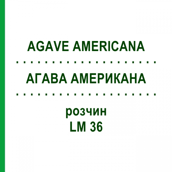 АГАВА АМЕРИКАНА (AGAVE AMERICANA) LM 36 розчин 10 мл - Гомеопатія ARCANA DR.SEWERIN