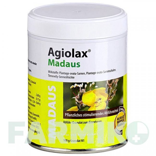 АГІОЛАКС (AGIOLAX) гранули 100 г - Сеннозиди, Інше MEDA PHARMA