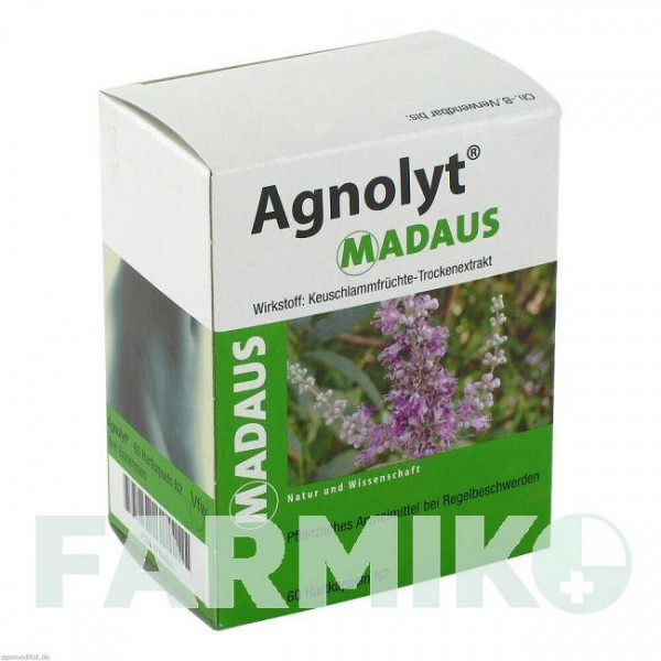 АГНОЛИТ (AGNOLYT) капсулы 60 шт - Плоды целомудренного дерева MEDA PHARMA