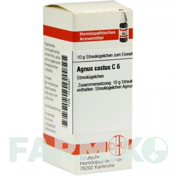 АГНУС КАСТУС (AGNUS CASTUS) C 6 глобули 10 г - Гомеопатия DHU