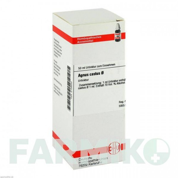 АГНУС КАСТУС (AGNUS CASTUS) D 1 розчин 50 мл - Гомеопатія DHU