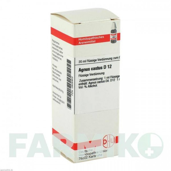 АГНУС КАСТУС (AGNUS CASTUS) D 12 розчин 20 мл - Гомеопатія DHU