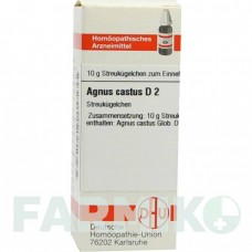АГНУС КАСТУС (AGNUS CASTUS) D 2 глобули 10 г - Гомеопатия DHU