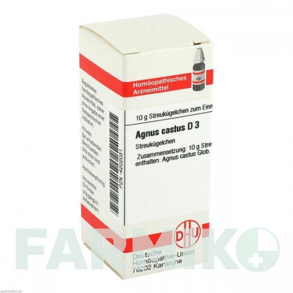 АГНУС КАСТУС (AGNUS CASTUS) D 3 глобули 10 г - Гомеопатия DHU