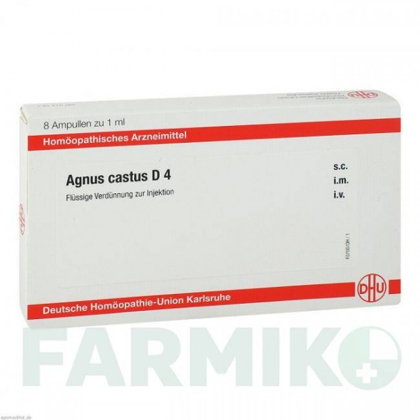 АГНУС КАСТУС (AGNUS CASTUS) D 4 ампулы 8x1 мл - Гомеопатия DHU