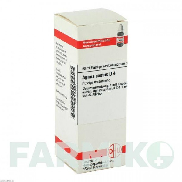 АГНУС КАСТУС (AGNUS CASTUS) D 4 раствор 20 мл - Гомеопатия DHU