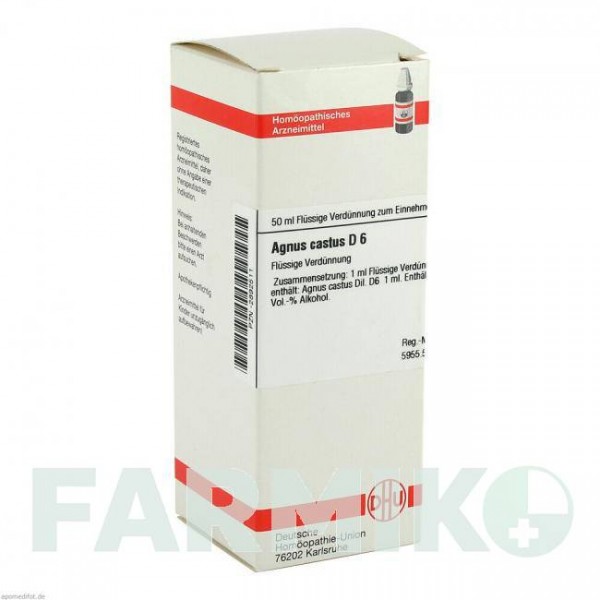 АГНУС КАСТУС (AGNUS CASTUS) D 6 розчин 50 мл - Гомеопатія DHU