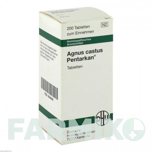 АГНУС КАСТУС (AGNUS CASTUS) таблетки 200 шт - Гомеопатія DHU
