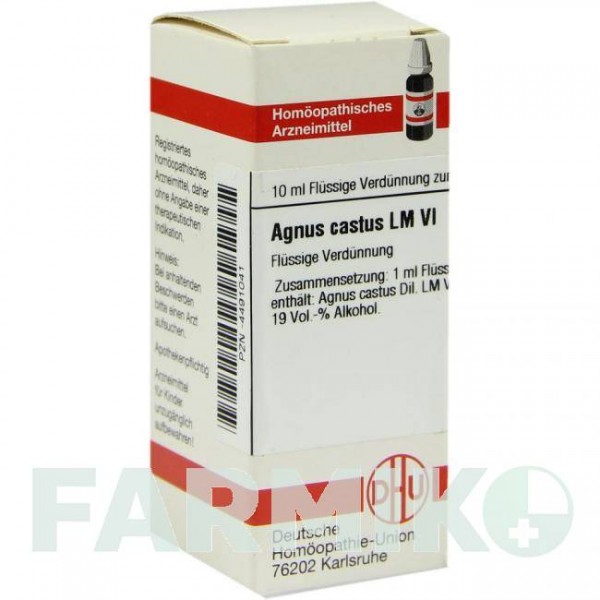 АГНУС КАСТУС (AGNUS CASTUS) LM VI раствор 10 мл - Гомеопатия DHU