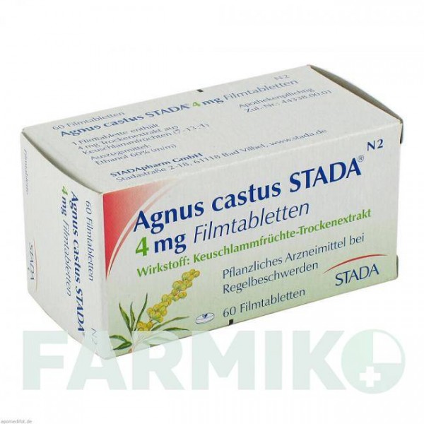 АГНУС КАСТУС (AGNUS CASTUS) таблетки 60 шт - Плоды целомудренного дерева STADA