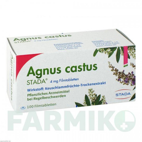 АГНУС КАСТУС (AGNUS CASTUS) таблетки 100 шт - Плоды целомудренного дерева STADA